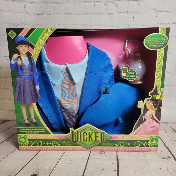 WICKED Shiz University Uniform Costume Hat Lantern NEW Girls 4-6X Dress Up - Picture 1 of 5